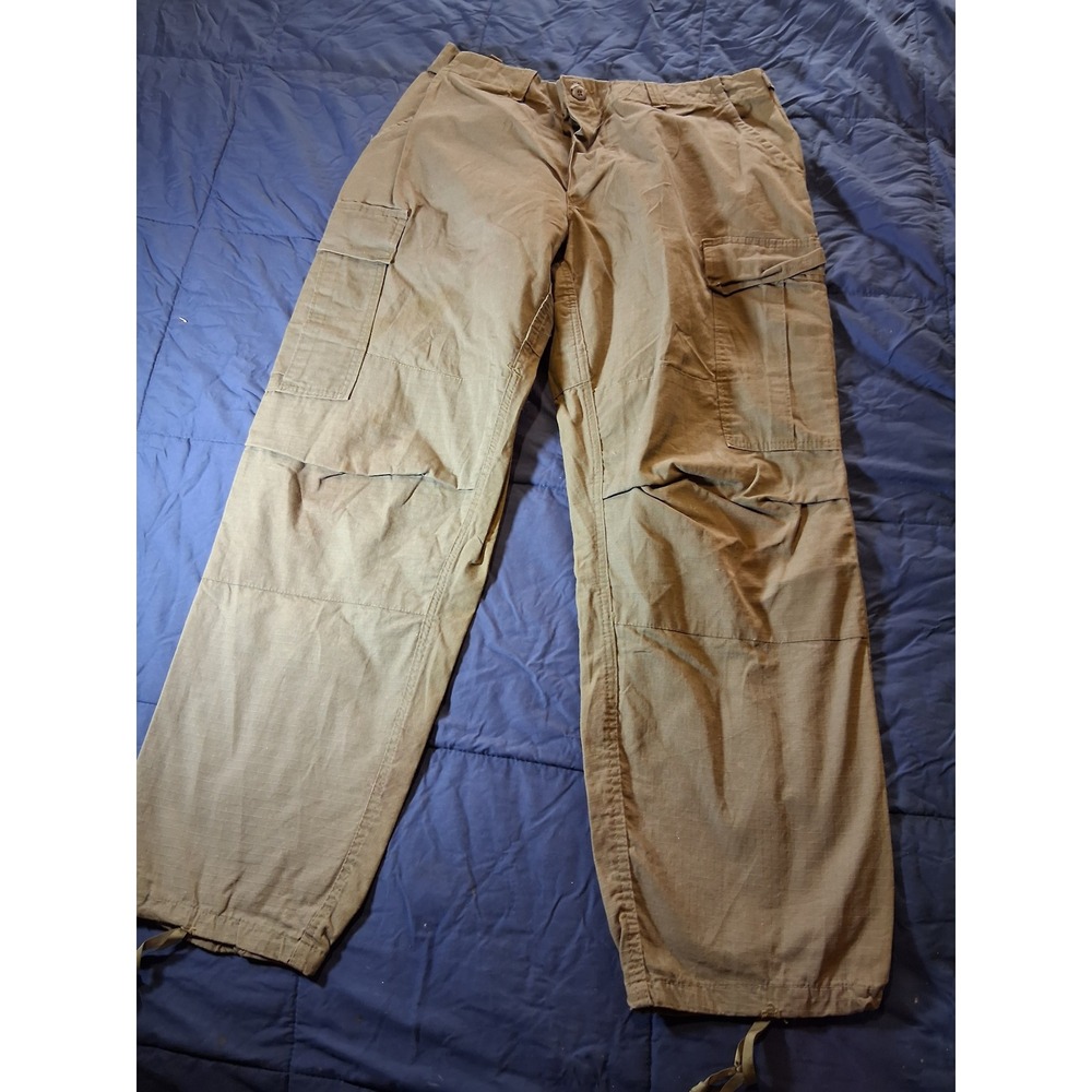 Lakeview Sportswear Mens Battle Fatigue Cargo Pants Ripstop Olive Drab Large Reg